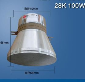 高い発電の陶磁器の超音波清浄のトランスデューサー100W 28Kのセリウムの承認